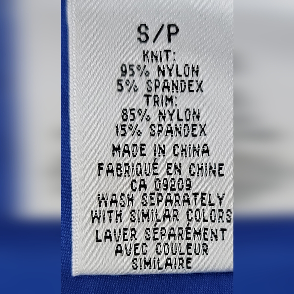 SALE 3 for $15 Royal Blue Tank / Cami Adjustable Straps Lace Sz S - Picture 5 of 6